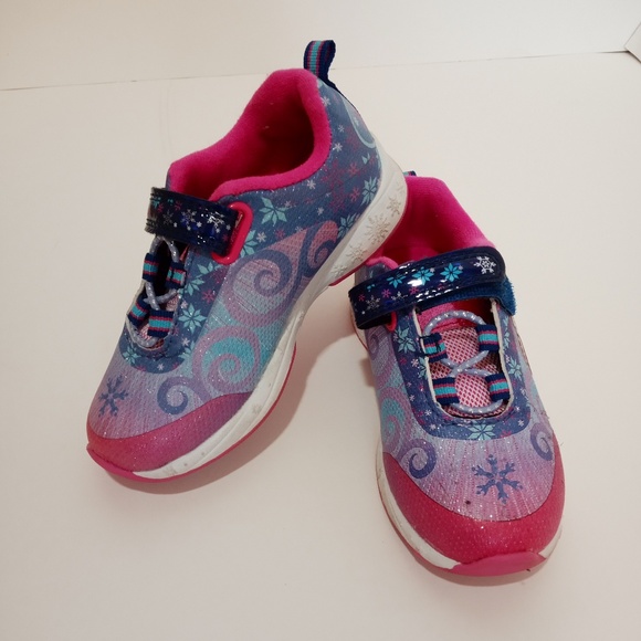 frozen velcro shoes